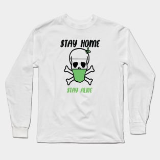 Stay home stay alive, coronavirus Long Sleeve T-Shirt